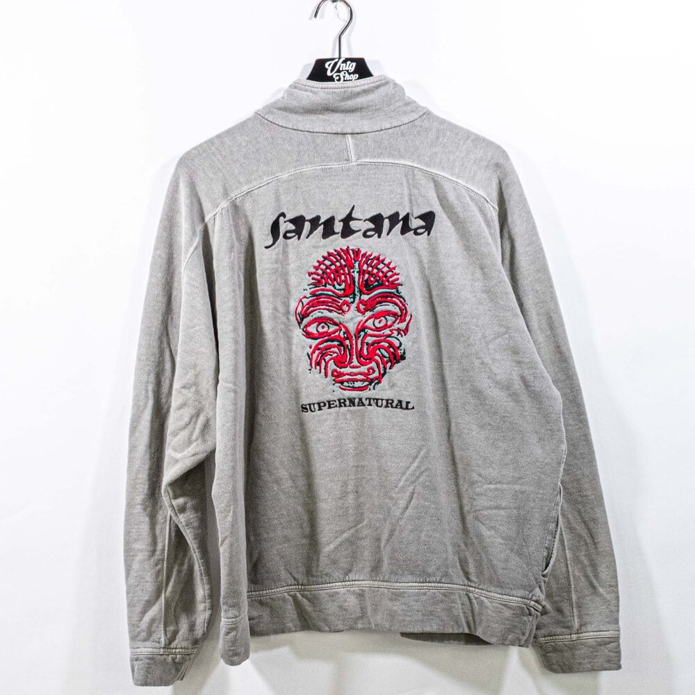 Carlos Santana Supernatural 2000 European Tour Sweatshirt Large VTG Rock